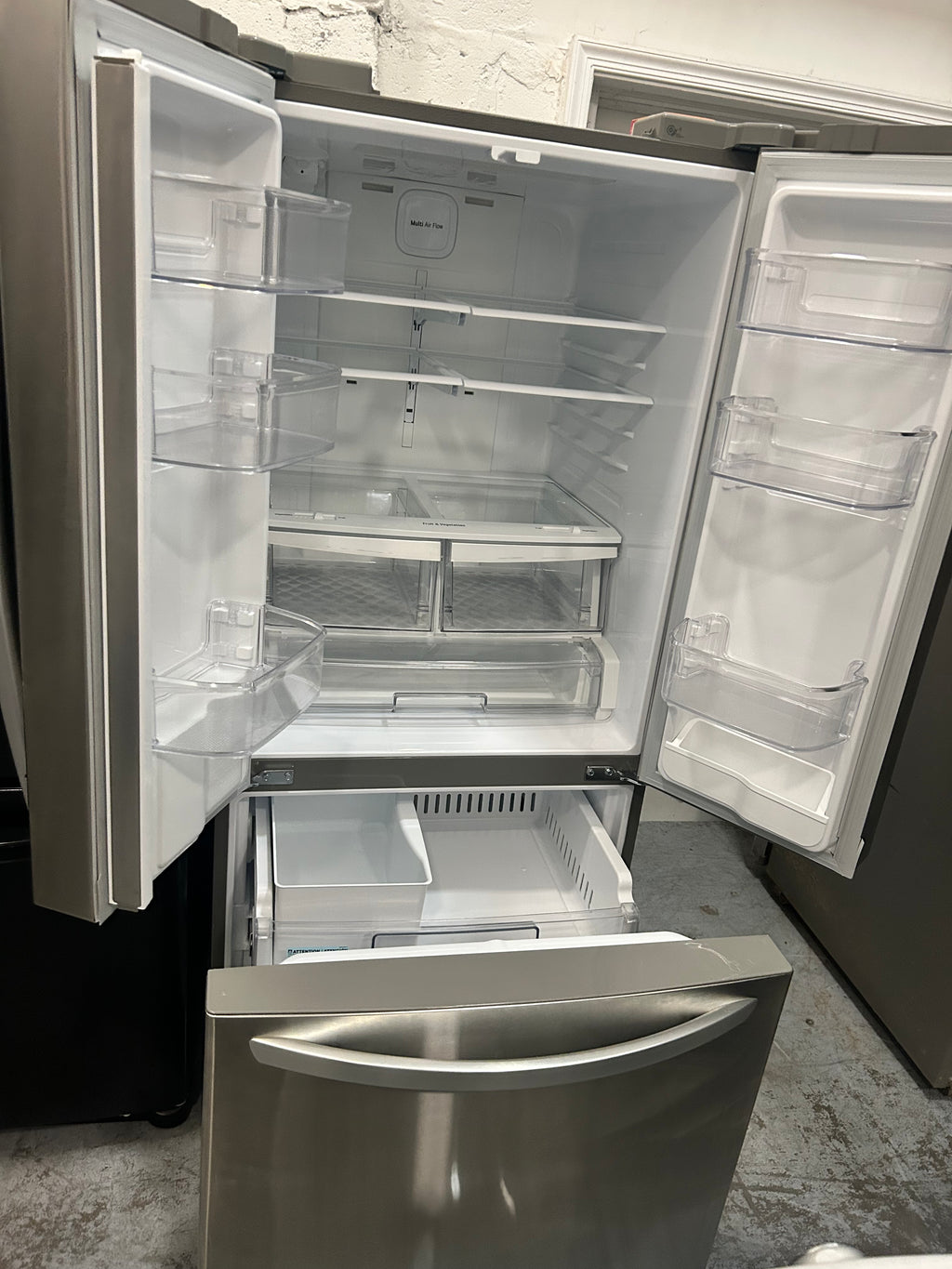 LG 22 Cu. Ft. Stainless Steel French Door Refrigerator – LFDS22520S