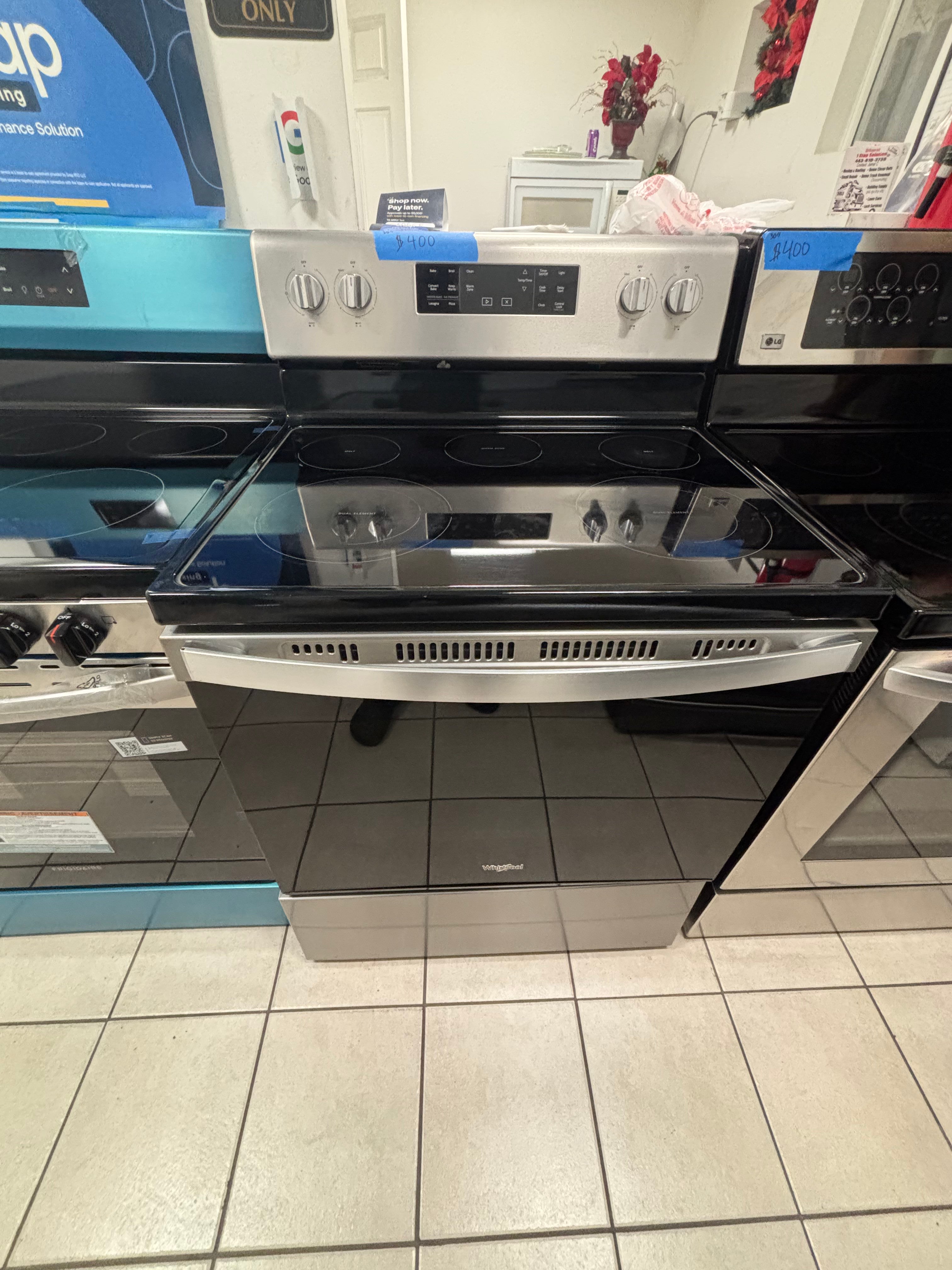 30" Whirlpool Stainless Steel Electric Range – WFE535S0JZ0